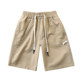 ເດັກຊາຍ's style workwear ໃສ່ກິລາຝ້າຍບໍລິສຸດສັ້ນສັ້ນບາງ