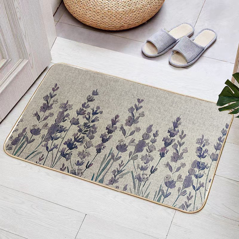 满就减亚麻地垫特价客厅脚垫耐脏防滑复古花卉吸水2025防滑地垫,淘宝优惠券,粉丝福利购,淘宝优惠卷