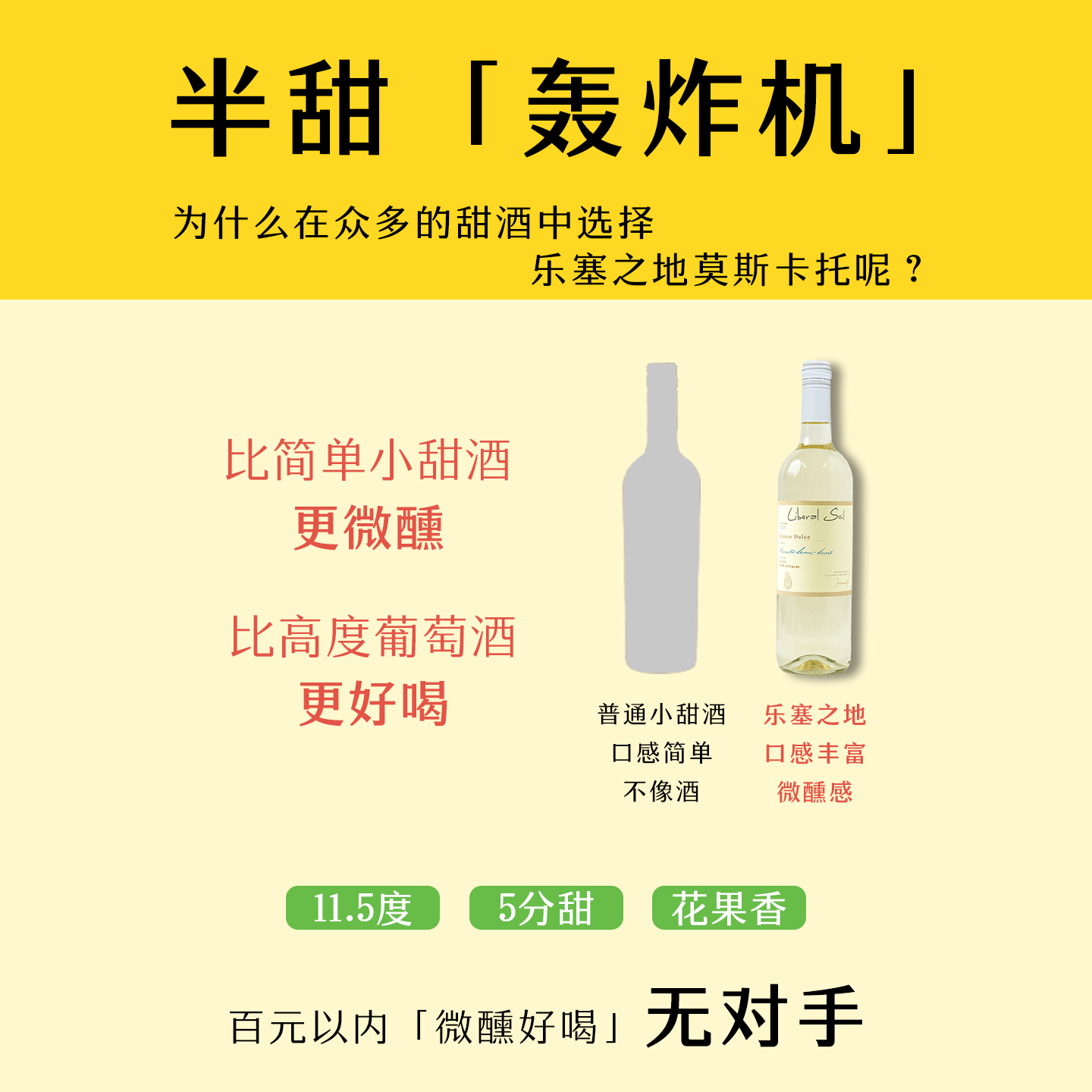【第二支半价】山竹冰荔枝乐塞之地甜美朝阳莫斯卡托长相思葡萄酒