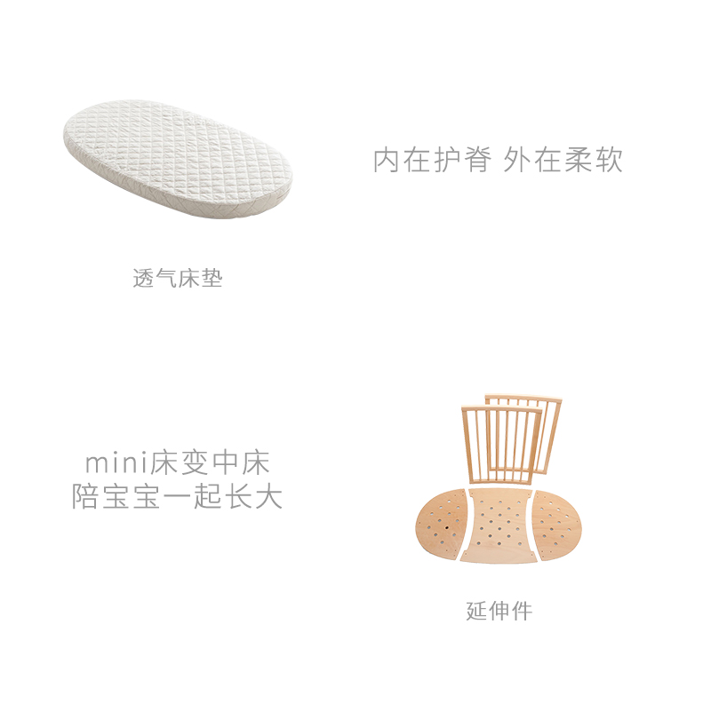 【新品婴儿床配件】Stokke原装进口配件适用于Sleepi V3婴儿床-图2