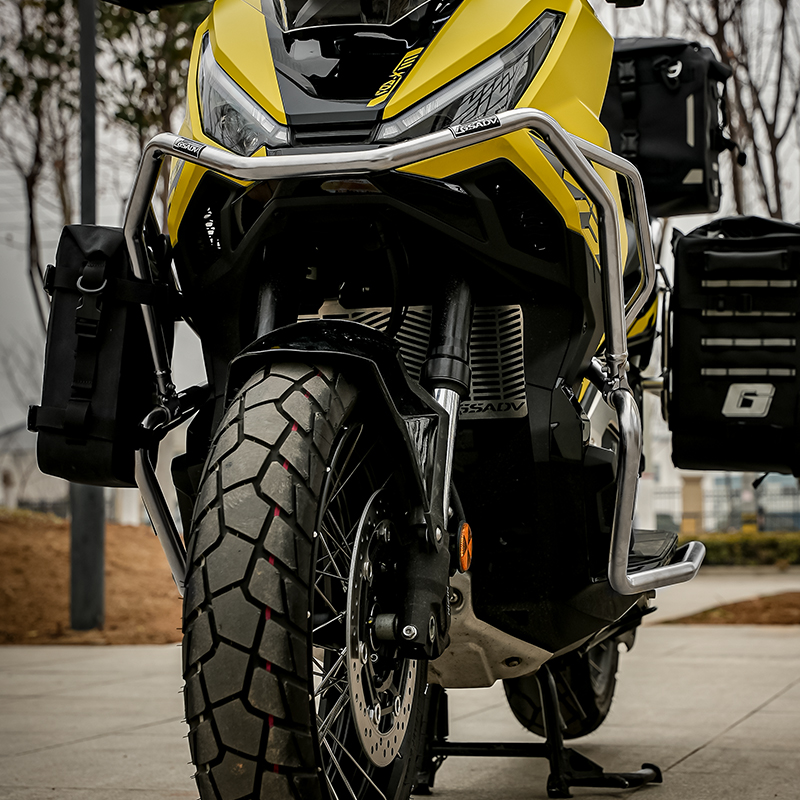 GSADV适用25款本田XADV750保险杠上下护杠三箱水箱护网改装保护件 - 图1