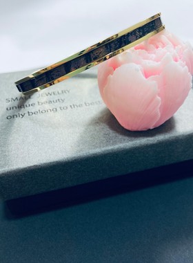 蛇皮渐变色沙蛇蟒皮女士情侣手镯