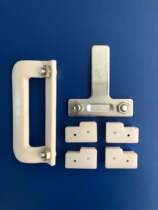 Manual running desk transfer printing brush aluminium alloy wire mesh frame accessories T-type head plastic handle screw cap for four corners