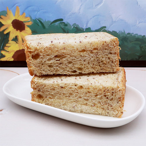 点缀吐司系列混拼厚切方型三明治DIY面包坚果藜麦全麦提子早餐品 - 图0