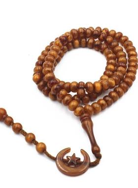 扁珠念珠亚克力中东男女