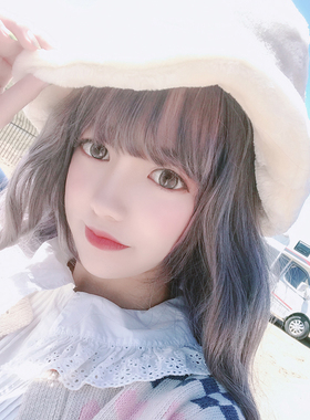 渔夫帽兔毛风平顶渔夫帽原创冬季