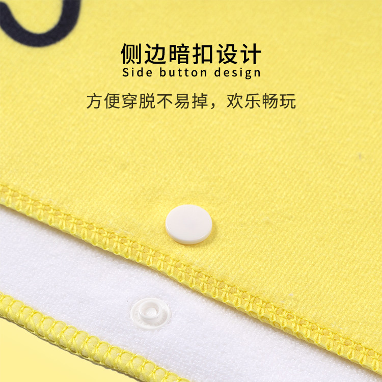 可爱儿童速干浴巾斗篷带帽女男童海边防晒游泳吸水毛巾沙滩巾浴袍