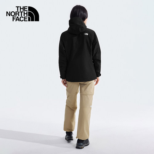 TheNorthFace北面冲锋衣女25秋冬户外防水保暖抓绒三合一外套7QW6 - 图1