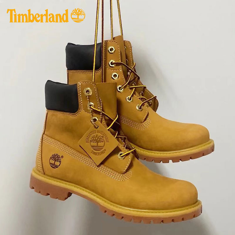 Timberland添柏岚踢不烂女鞋大黄靴马丁靴防水男鞋10361/10061-图1