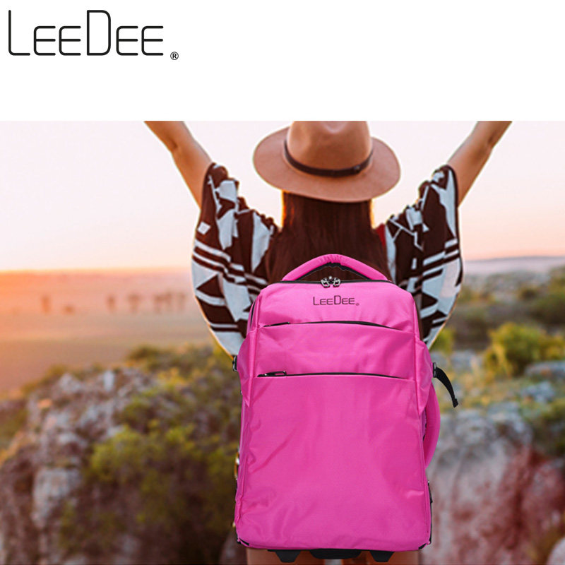 leedee大容量高初中学生拉杆行李箱 leedee旅行箱