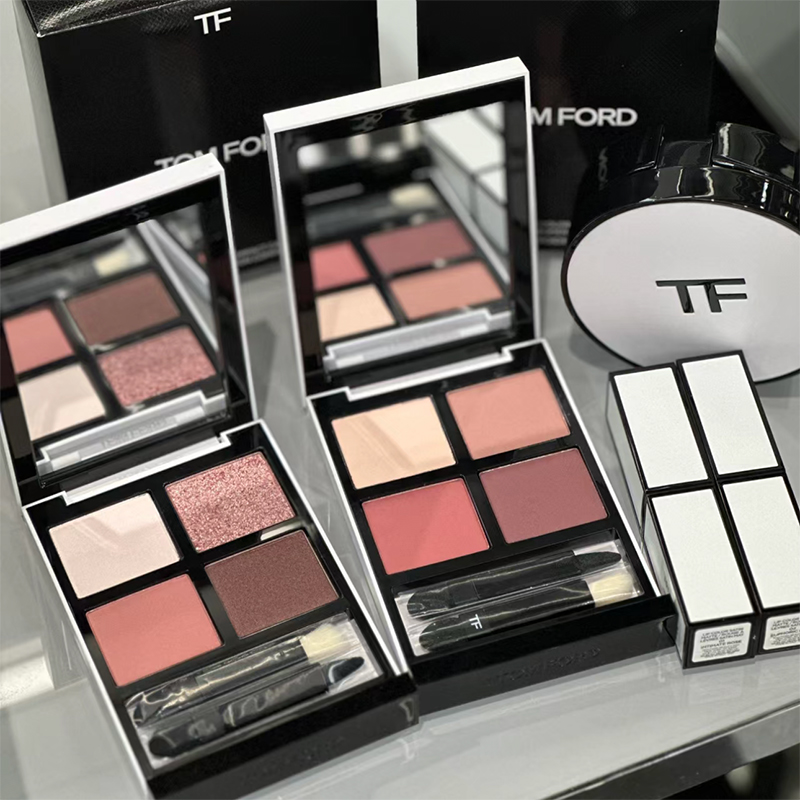 Tom Ford/TF七夕限定玫瑰花园白管口红01 02白盘 四色眼影盘01 30 - 图1