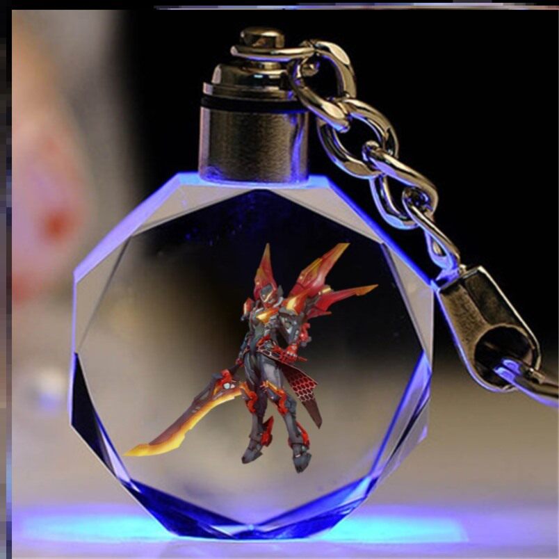 王者荣耀水晶王者荣耀水晶钥匙扣李信一念神魔纪念品元歌毕业生日礼物实用澜铠