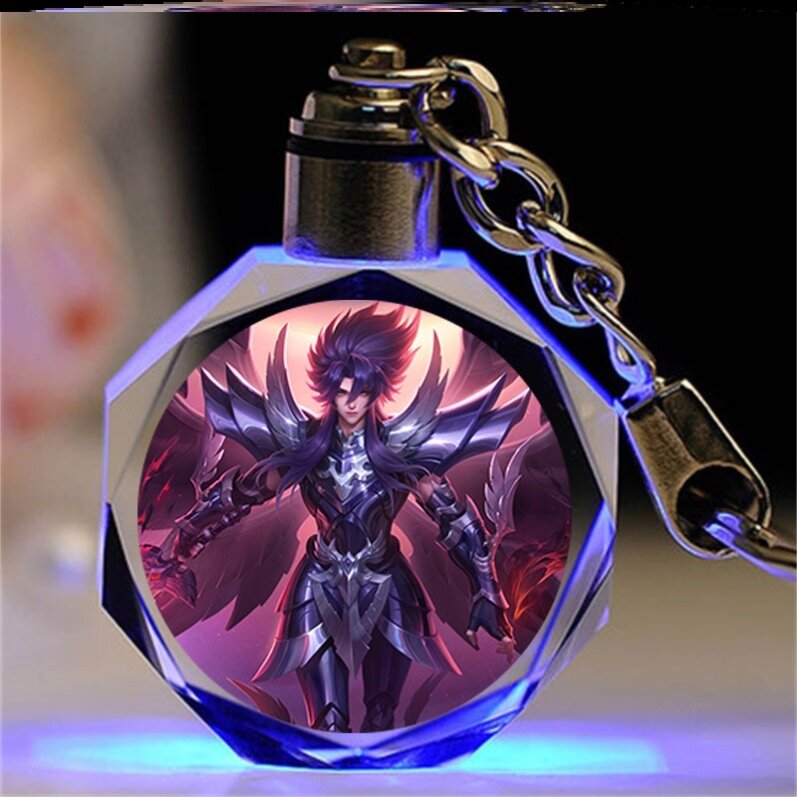 王者荣耀水晶王者荣耀水晶挂件钥匙扣闺蜜定制韩信街头霸王明世隐夜落电台男女