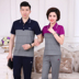 Bộ đồ thể thao đôi nam và nữ mùa hè quần ngắn tay trung niên giản dị bố mặc đồ hai mảnh của mẹ - Thể thao sau bộ thể thao uniqlo Thể thao sau