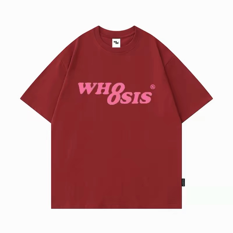 WHOOSIS(不知其名)正品幻影t恤新品潮牌宽松重磅纯棉短袖男女情侣