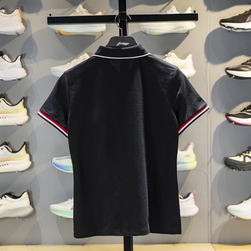 李宁女子短袖POLO衫2026春季新款团购系列舒适透气翻领T恤APLW476,淘宝优惠券,粉丝福利购,淘宝优惠卷