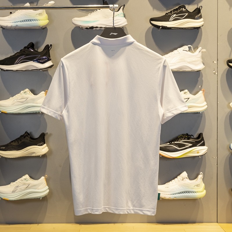 李宁短袖POLO衫男子2025新款夏季舒适透气休闲翻领T恤APLU803,淘宝优惠券,粉丝福利购,淘宝优惠卷