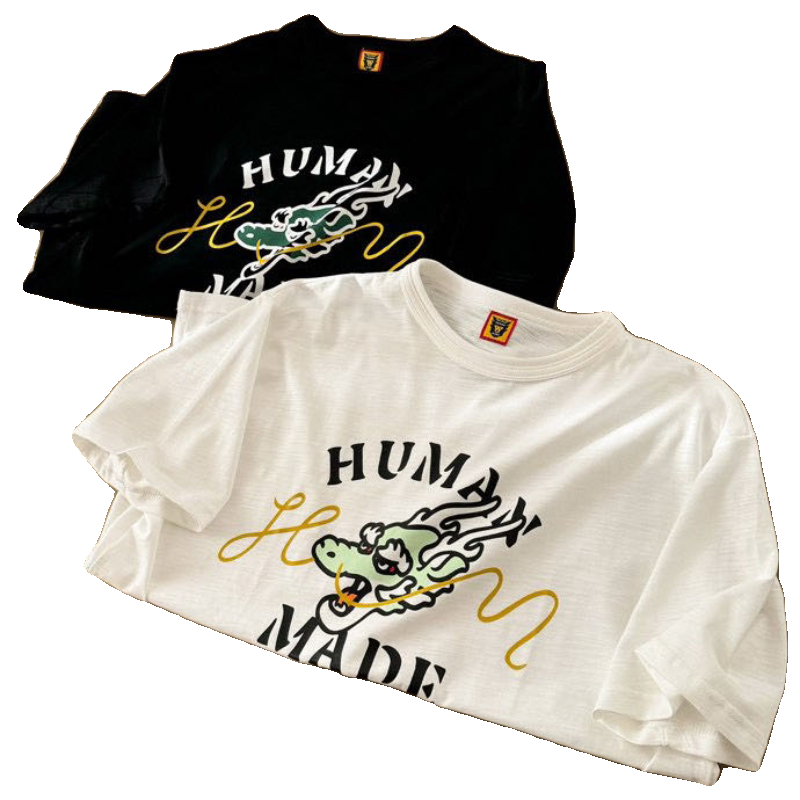 现货 HUMAN MADE HEART BADGE TEE日产竹节棉卡通涂鸦短袖T恤24SS-图3