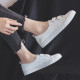 Mowa low-top student soft flat pure white casual shoes