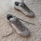 Sheepskin version ~ Super soft sole leather shoes, silver moral training shoes, women's casual sports shoes, versatile thick sole lace-up sneakers