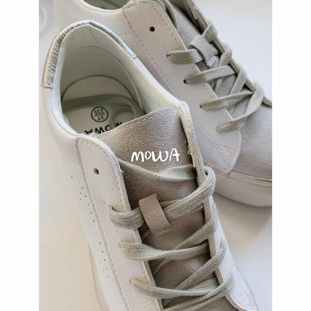 Mowa Internet celebrity new invisible inner height increasing white shoes