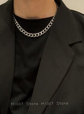 欧美古巴链条项链hiphop