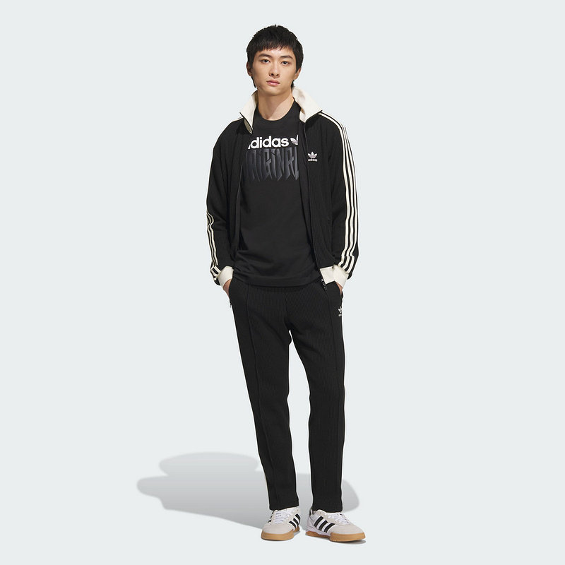 adidas阿迪达斯三叶草男女华夫格罗纹休闲运动夹克外套 JW0110,淘宝优惠券,粉丝福利购,淘宝优惠卷