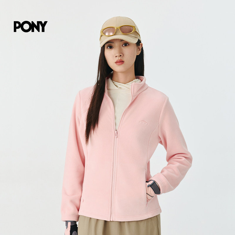 PONY1972波尼轻户外系列女子运动夹克轻便休闲外套 253W2KJ47BK,淘宝优惠券,粉丝福利购,淘宝优惠卷