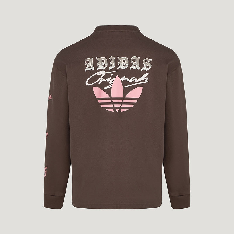 adidas阿迪达斯三叶草大LOGO棉质套头上衣2026春男长袖T恤 KR5045,淘宝优惠券,粉丝福利购,淘宝优惠卷