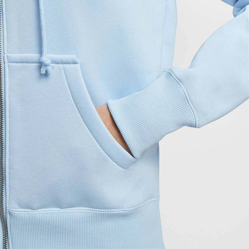 NIKE耐克女子针织夹克外套秋冬新款加绒连帽衫运动卫衣HJ0996-441,淘宝优惠券,粉丝福利购,淘宝优惠卷