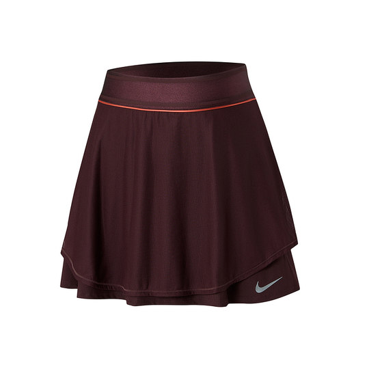 NIKE耐克网球裙女裙子夏季速干透气高腰拼接短裙运动裙HJ8985-652