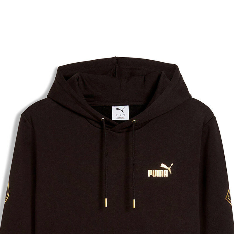 PUMA彪马冬季新款男子休闲运动宽松套头衫针织黑色卫衣 634668-01,淘宝优惠券,粉丝福利购,淘宝优惠卷