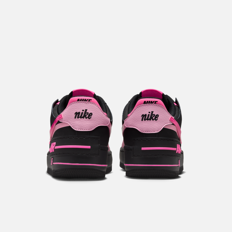 NIKE耐克空军一号女鞋AF1黑粉色解构双钩厚底复古板鞋CI0919-006,淘宝优惠券,粉丝福利购,淘宝优惠卷