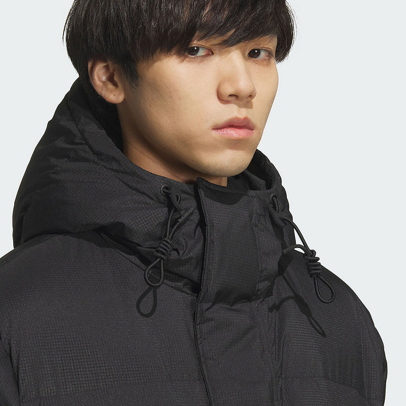 adidas阿迪达斯男女三叶草长款过膝连帽羽绒服鸭绒冬装外套KC64,淘宝优惠券,粉丝福利购,淘宝优惠卷