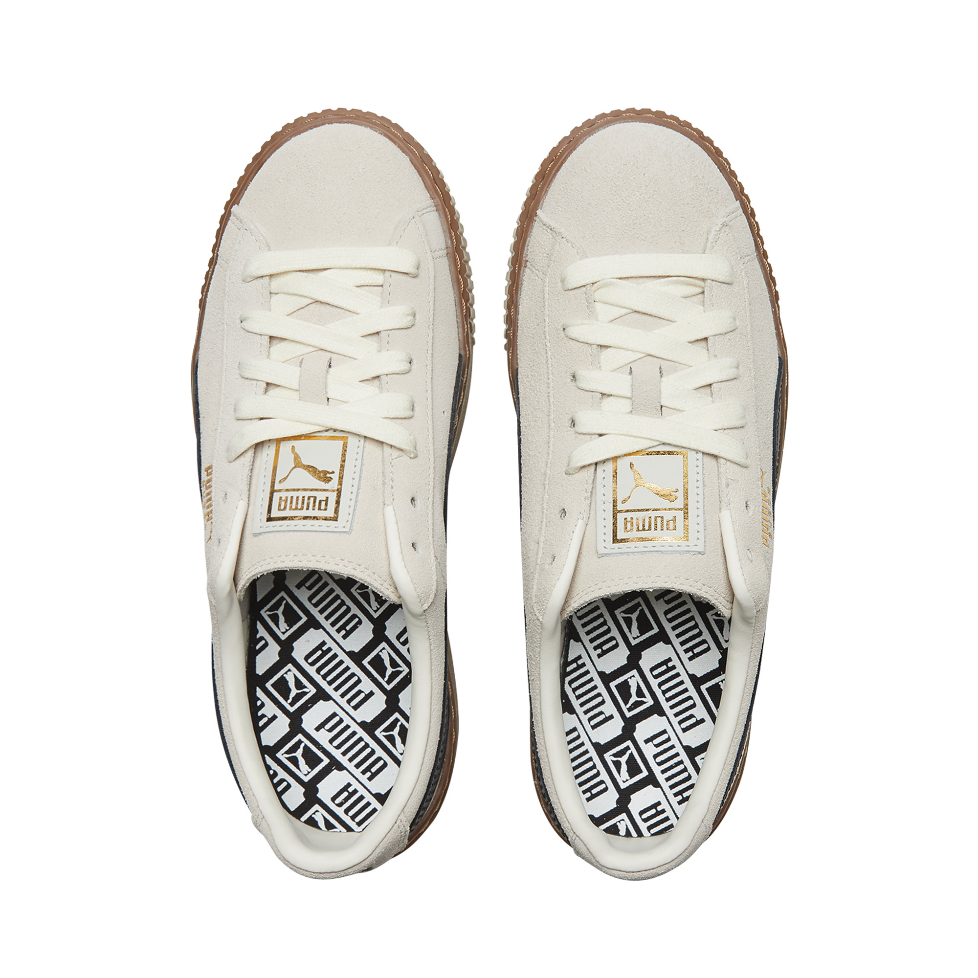 PUMA彪马经典板鞋女鞋蕾哈娜系带低帮休闲鞋厚底鞋363559-01 - 图3