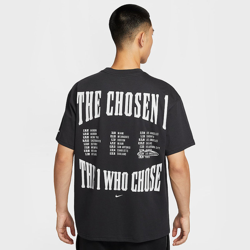 NIKE耐克詹姆斯父子局男子宽松篮球T恤棉质短袖针织衫IH8541-045,淘宝优惠券,粉丝福利购,淘宝优惠卷