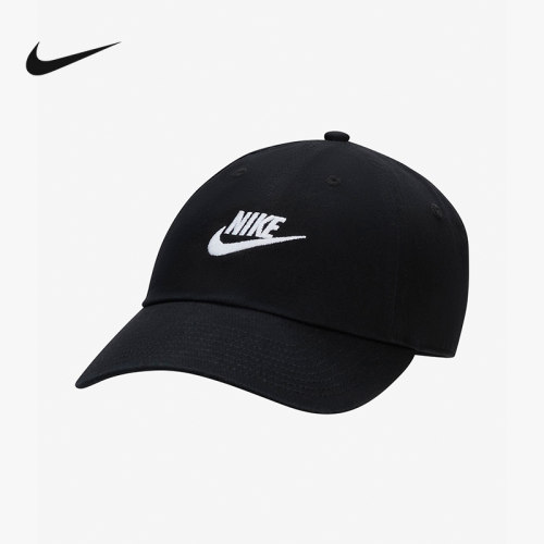 NIKE耐克棒球帽男女帽子经典款户外帽可调节遮阳鸭舌帽FB5369-010 - 图2