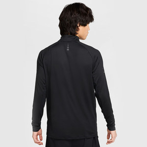 Nike耐克男跑步上衣半拉链开襟夹克卫衣长袖梭织打底衫HV2181-010
