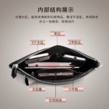 Сумка с петлей на руку, мужская вместительная и большая маленькая сумка клатч, из натуральной кожи, 2024 года