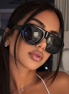 2026新款欧美复古大框海洋片墨镜女ins网红街拍显瘦凹造型太阳镜