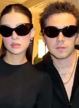 赛博朋克未来感墨镜男士欧美Y2K辣妹超酷街拍防紫外线太阳眼镜女