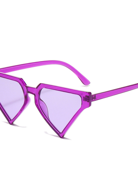 美式网红y2k紫色墨镜女夏季时尚街头网红拍照走秀太阳镜2025新款