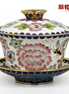 工艺北京茶杯掐丝珐琅彩景泰蓝