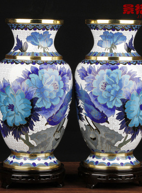 景泰蓝花瓶北京特色商务手工艺品