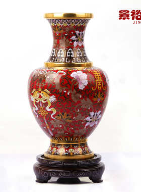 手工艺品景泰蓝铜祝寿中式客厅