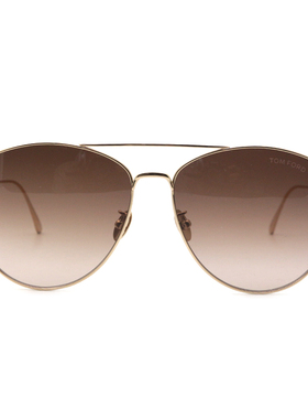 Tom ford汤姆福特墨镜超轻纯钛金属高级感渐变茶色太阳镜TF784-D