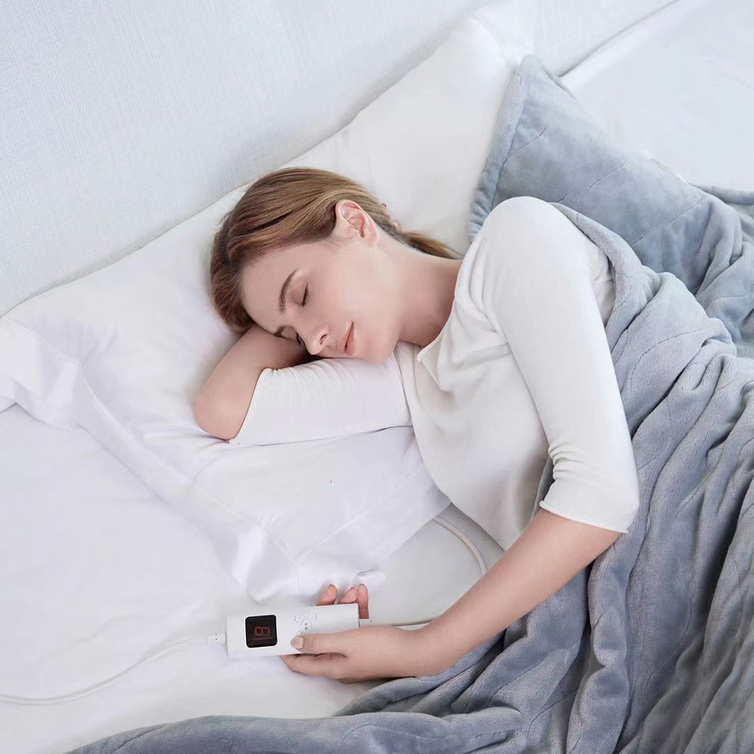 琴岛电热暖身毯办公室电热毯盖腿法兰绒沙发毯水洗披肩发热空调毯 - 图1