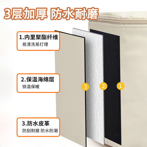 电动车后备箱通用座椅脚下收纳包尾箱车篮充电器头盔防水储物箱 - 图2