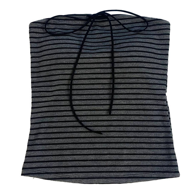 Striped strap strap suspender vest for women in summer