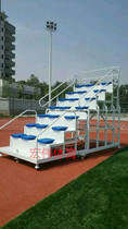 Special price direct sales mobile extension type 12 27 seat end referees stage track and field look at all steel spray plastic